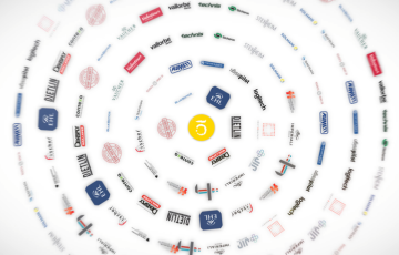 Logos des clients de FiveCo, bureau d'ingénierie suisse