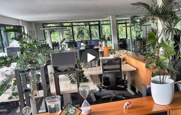 Visite en vidéo 360° des locaux de FiveCo, bureau d'ingénierie au Mont-sur-Lausanne