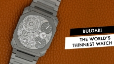Embedded thumbnail for  Monochrome Watches : The New World’s Thinnest Mechanical Watch, The 1.70mm Bulgari Octo Finissimo Ultra COSC